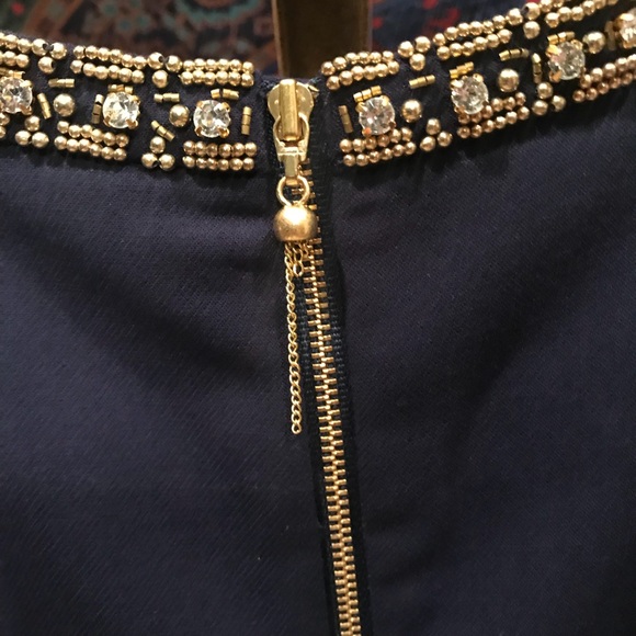 Lilly Pulitzer Navy and Gold Dress Sz 2 🎉🛍 - Picture 6 of 6